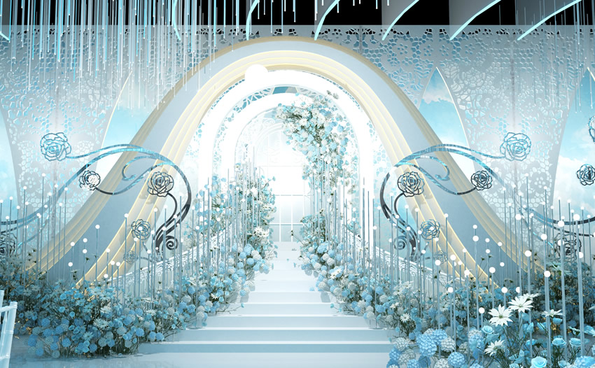 永平釡香烙馍村水晶厅效果展示